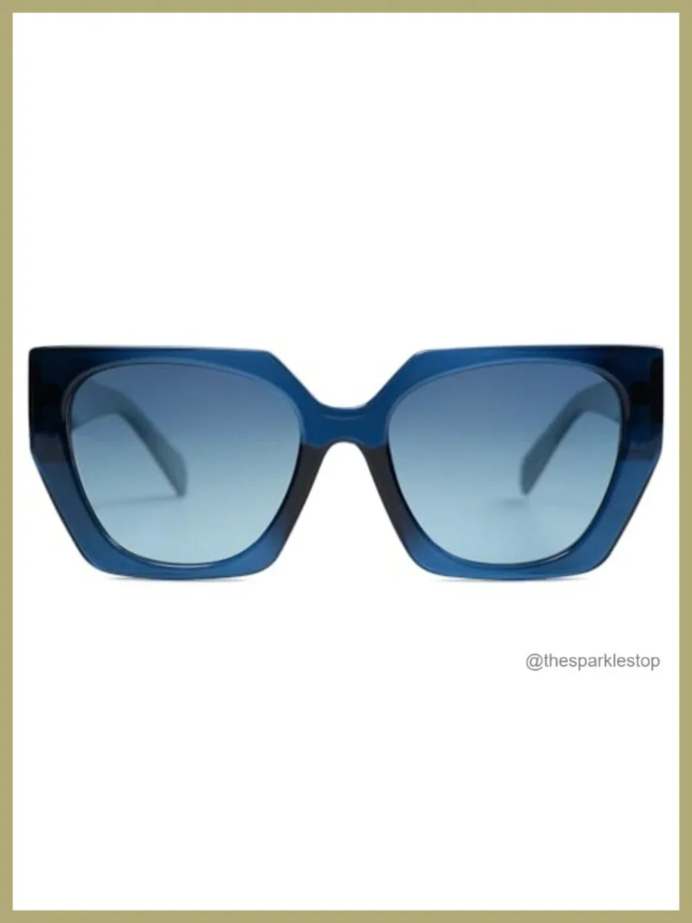 Oversized Polarized Square Cateye Sunglasses UV400 Protection for Women